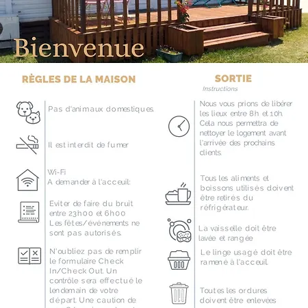 Кемпинг Au Bord De La Piscine 4 Pers 5a *